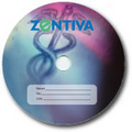 700MB CD-R Stock Graphics - Medical Caduceus Graphic